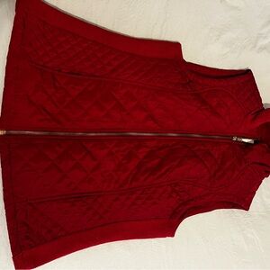 Adrienne Vittadini Cherry Quilted Vest